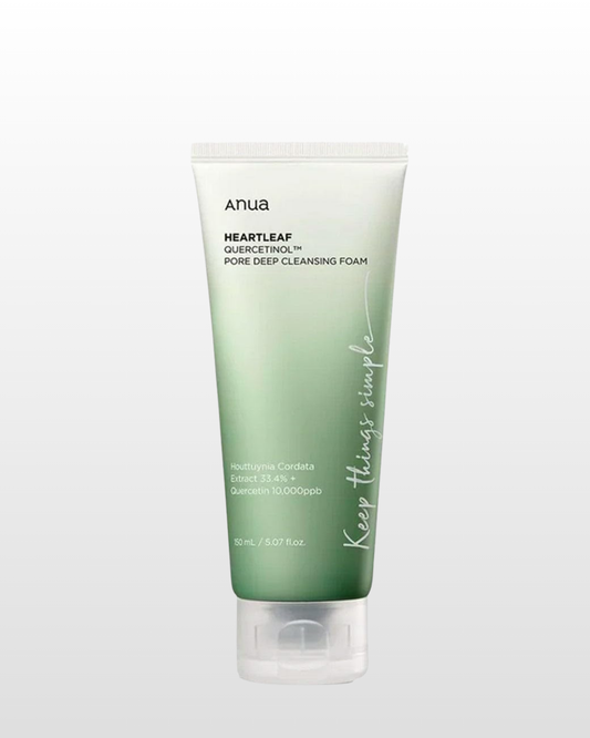 ANUA  HEARTLEAF QUERCETINOL PORE DEEP CLEASING FOAM
