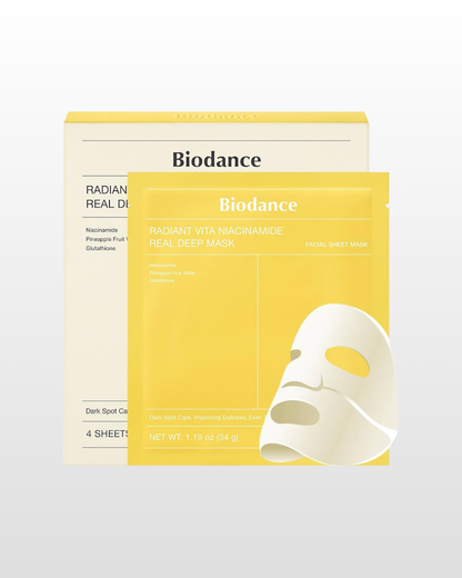 BIODANCE RADIANT VITA NIACINAMIDE REAL DEEP MASK 1 PZA